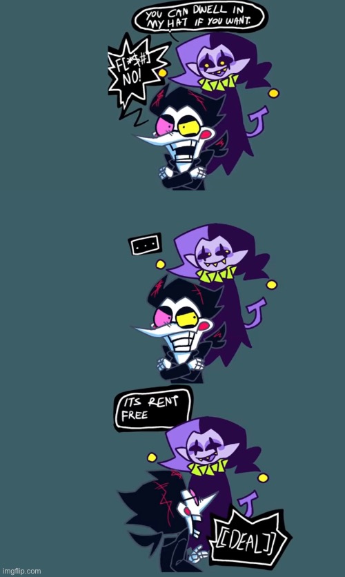 [[number1ratedsalesman1997]] AND THe [[clown around town!]] | image tagged in deltarune,comic | made w/ Imgflip meme maker
