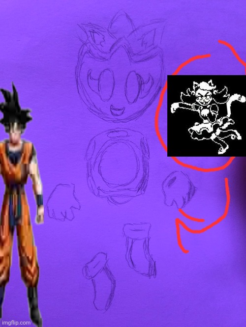That character ultimo made. Also, gokus SICK of trying to hide. He's coming straight to YOUR house. | made w/ Imgflip meme maker