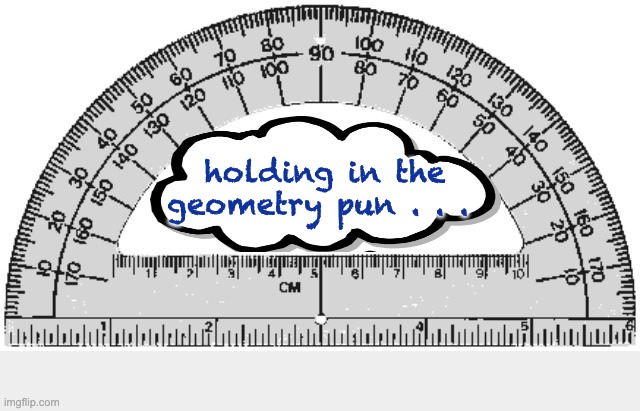 Dr Protractor  | holding in the geometry pun . . . | image tagged in dr protractor | made w/ Imgflip meme maker