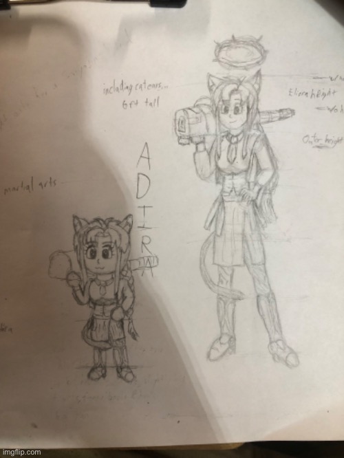 Goober Adira (I’ll revamp the gun later) | image tagged in blue archive,oc,goober,such a cutes | made w/ Imgflip meme maker