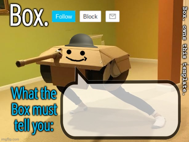 High Quality Box. Announcement Template V2 Blank Meme Template