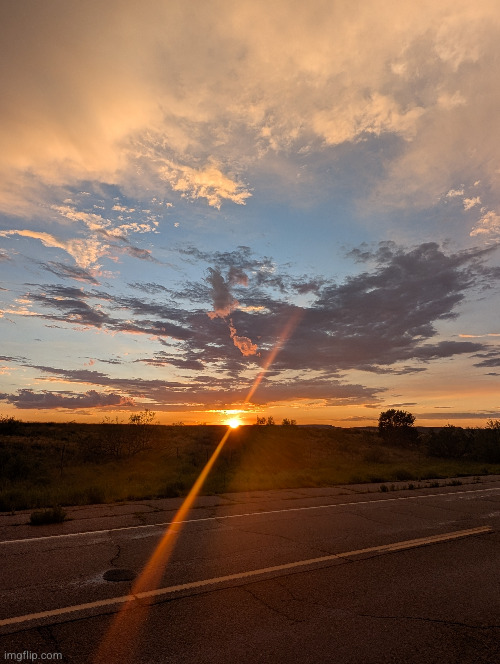Tucumcari, New Mexico - sunset | image tagged in sunset,picture | made w/ Imgflip meme maker