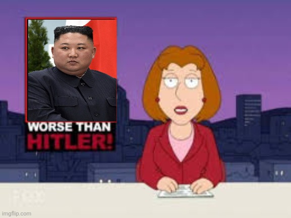 Worse Than Hitler | image tagged in worse than hitler,kim jong un,evil,north korea | made w/ Imgflip meme maker