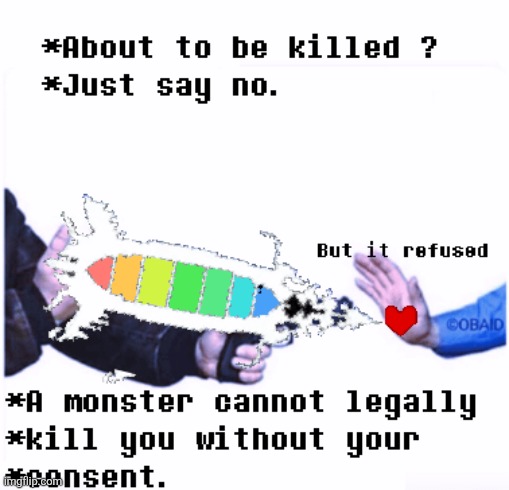 (epsi. note: reol) | image tagged in about to be killed just say no | made w/ Imgflip meme maker
