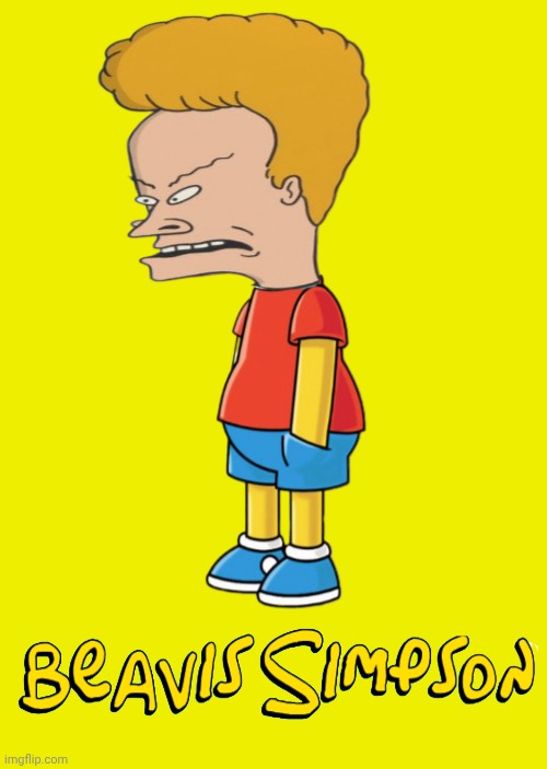 I am Cornholio | image tagged in bart simpson,beavis and butthead,beavis,mashup,beavis cornholio | made w/ Imgflip meme maker