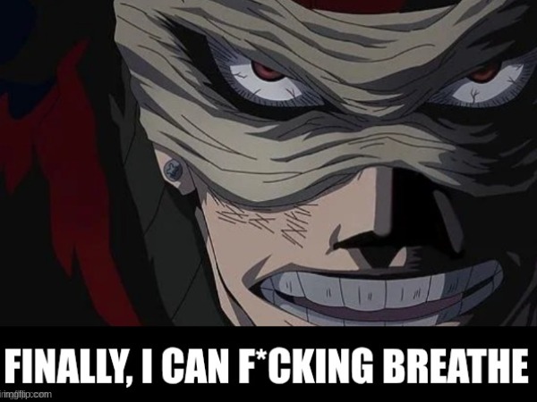 lol | image tagged in funny,mha,stain,meme | made w/ Imgflip meme maker
