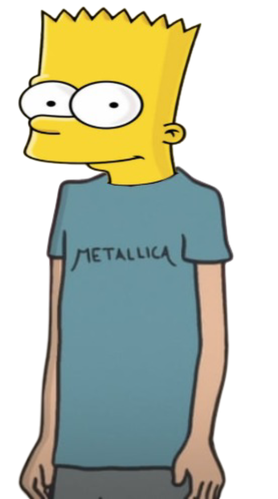 Bart Simpson Beavis Mashup Blank Meme Template
