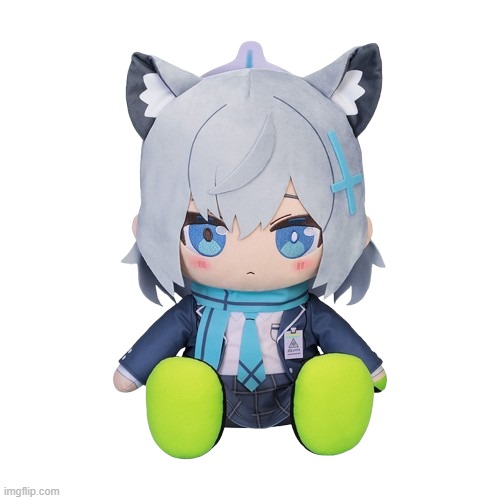 Shiroko Plushie | image tagged in shiroko plushie | made w/ Imgflip meme maker