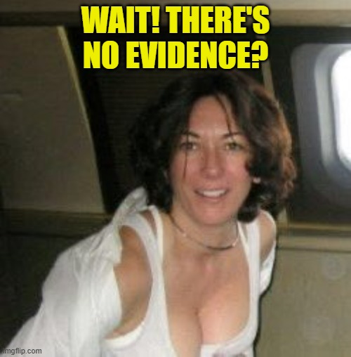 Hold up, Wait just a minute | WAIT! THERE'S NO EVIDENCE? | image tagged in jeffrey epstein,epstein,bill clinton,trump,maga,diddy | made w/ Imgflip meme maker