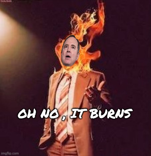OH NO , IT BURNS | made w/ Imgflip meme maker