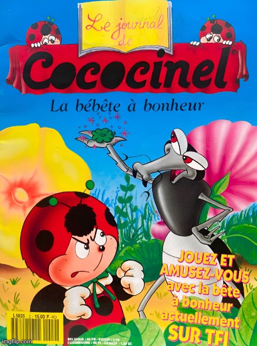 Cocomiel magic kids (Cococinel 1992) | image tagged in cococinel,ladybug,heroine | made w/ Imgflip meme maker