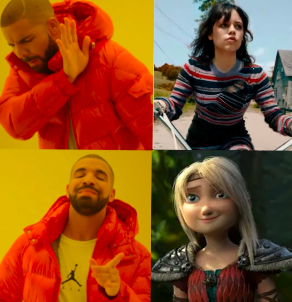 The real Astrid Blank Meme Template