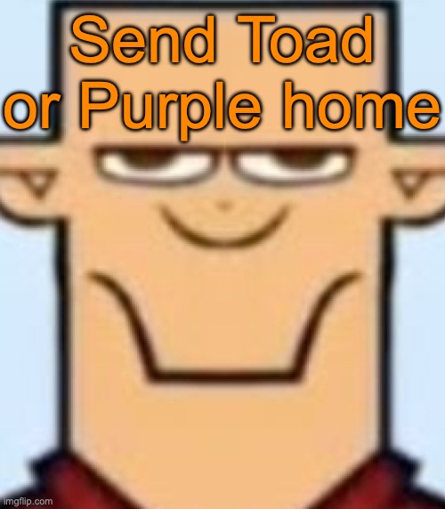 Sped Tyler | Send Toad or Purple home | image tagged in sped tyler,voting game s11 | made w/ Imgflip meme maker
