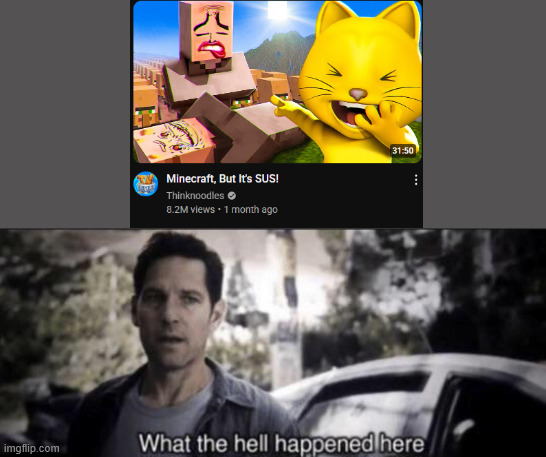 Thinknoodles is the epitome of generational trauma | image tagged in what the hell happened here,youtube,thinknoodles | made w/ Imgflip meme maker