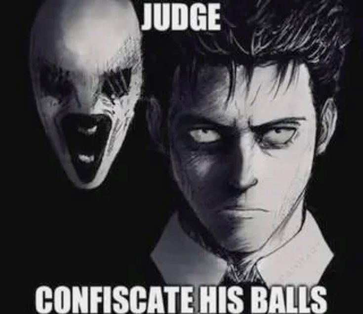 Judge confiscate his balls Blank Meme Template