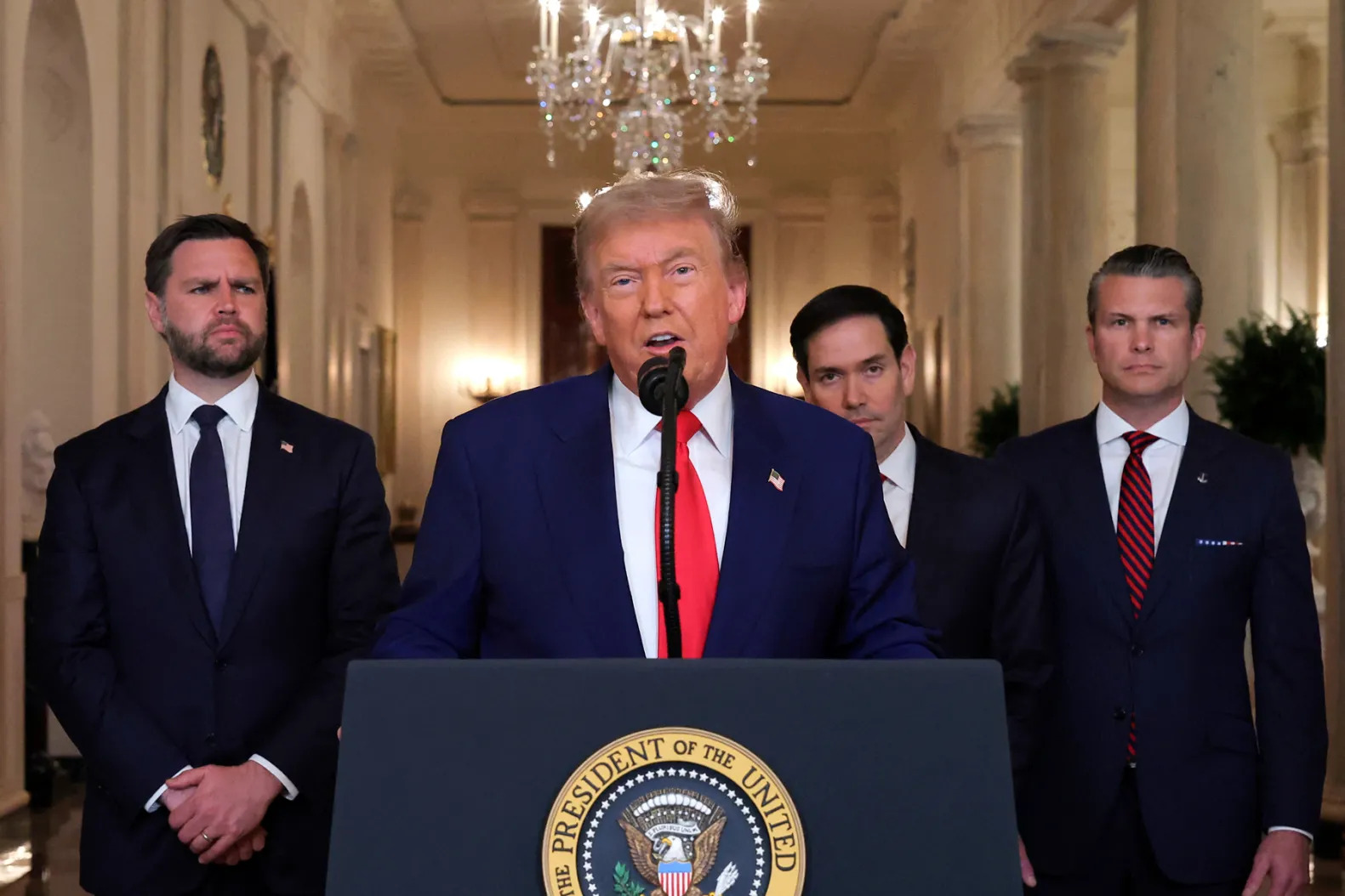Trump iran strikes Blank Meme Template