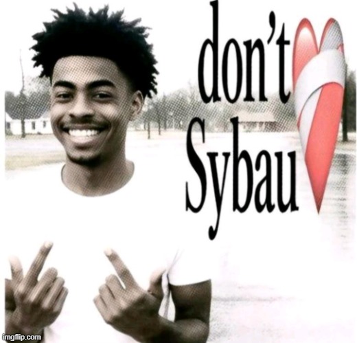 Don't Sybau | image tagged in don't sybau | made w/ Imgflip meme maker
