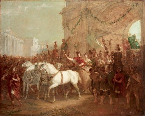 Roman triumph procession Blank Meme Template