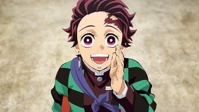 tanjiro calling Blank Meme Template