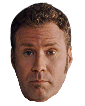 Talladega nights Will Ferrell Ricky Bobby head face Blank Meme Template