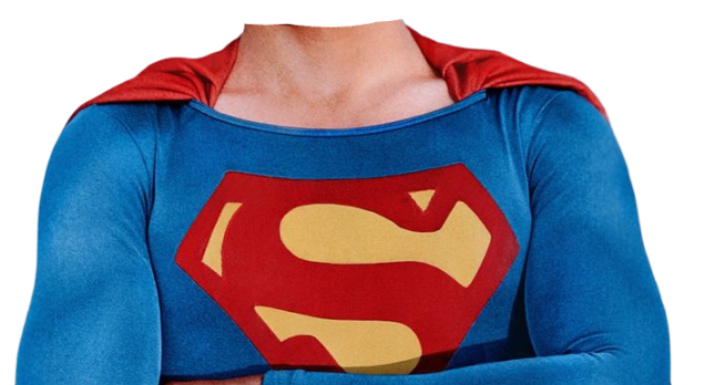 Superman headless Blank Meme Template