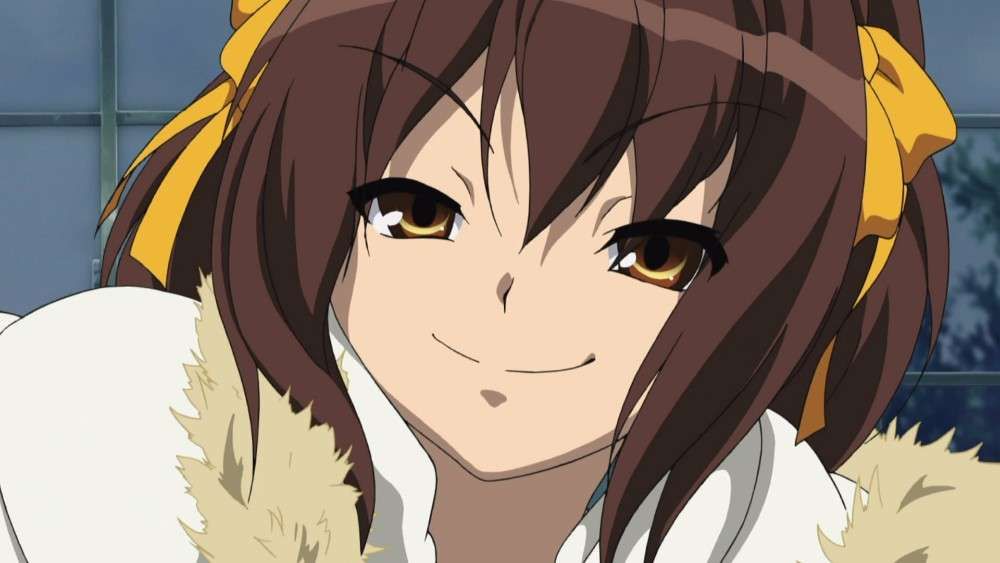 High Quality Haruhi Suzumiya Smug Blank Meme Template