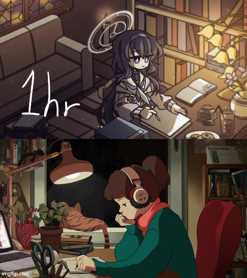 listening to the ost like | made w/ Imgflip meme maker