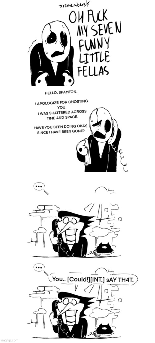 SP@MT0N | image tagged in deltarune,spamton | made w/ Imgflip meme maker