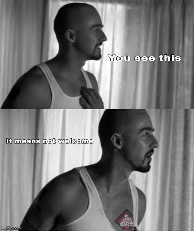 You see this Blank Meme Template