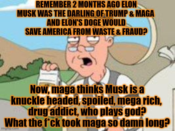 Pepperage farms remembers | REMEMBER 2 MONTHS AGO ELON MUSK WAS THE DARLING OF TRUMP & MAGA 
AND ELON'S DOGE WOULD SAVE AMERICA FROM WASTE & FRAUD? Now, maga thinks Mus | image tagged in pepperage farms remembers | made w/ Imgflip meme maker