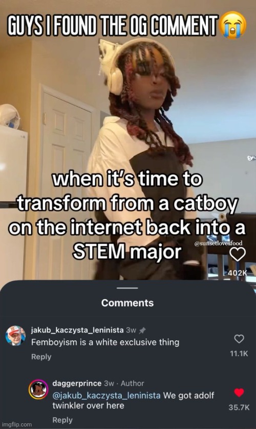 giggling bc someone keeps on going to my comments and low rating them | made w/ Imgflip meme maker