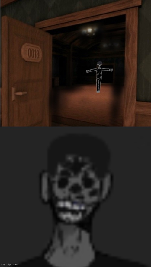 Day 3 of drawing Doors monsters (Dont mind the different hair i was lazy) | image tagged in drawing,doors,monsters,rush | made w/ Imgflip meme maker