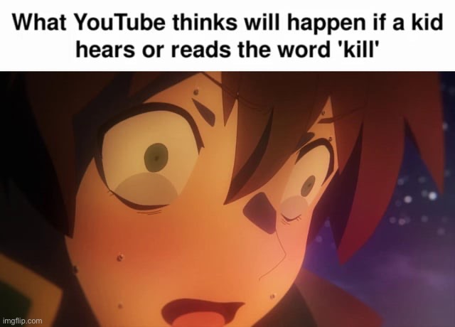 image tagged in konosuba,kazuma | made w/ Imgflip meme maker