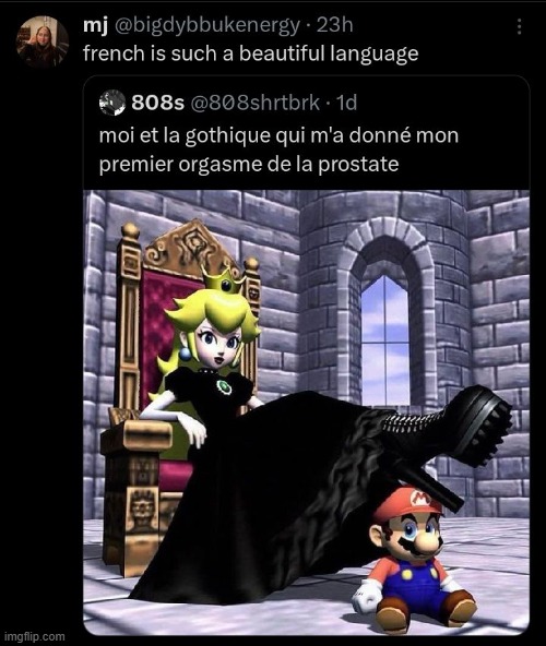 warning: uncensored fr*nce | image tagged in memes,mario | made w/ Imgflip meme maker