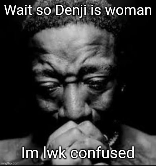 Pluh | Wait so Denji is woman; Im lwk confused | image tagged in pluh | made w/ Imgflip meme maker