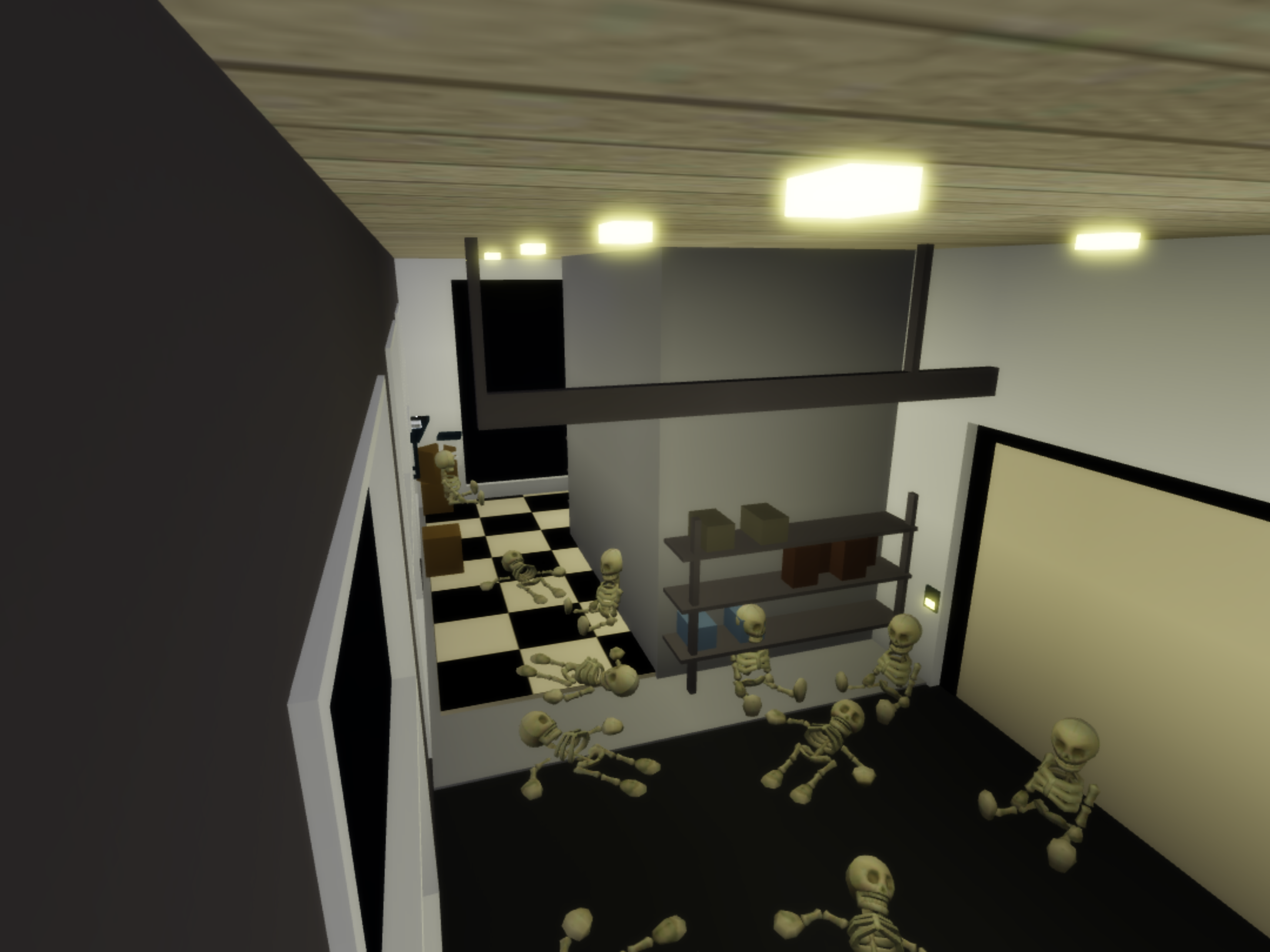 William Afton’s basement Blank Meme Template