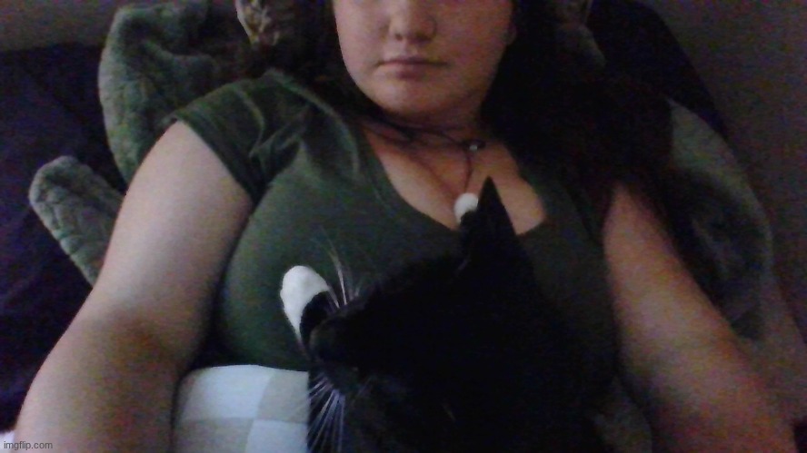 Me and my Kitty | image tagged in cat,why are you reading this | made w/ Imgflip meme maker