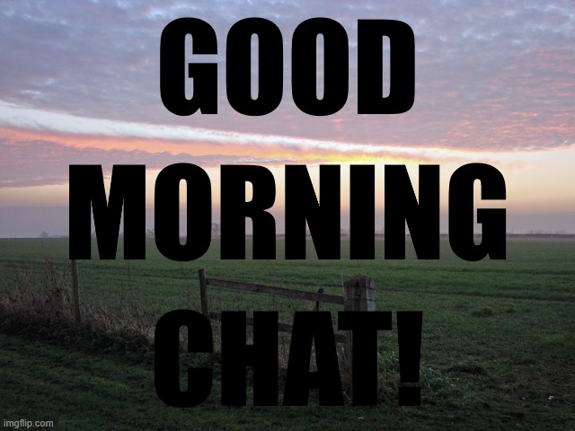 GM chat! | image tagged in noomthecreator good morning temp | made w/ Imgflip meme maker
