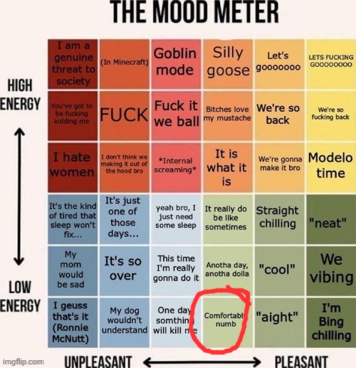 The mood meter | image tagged in the mood meter | made w/ Imgflip meme maker