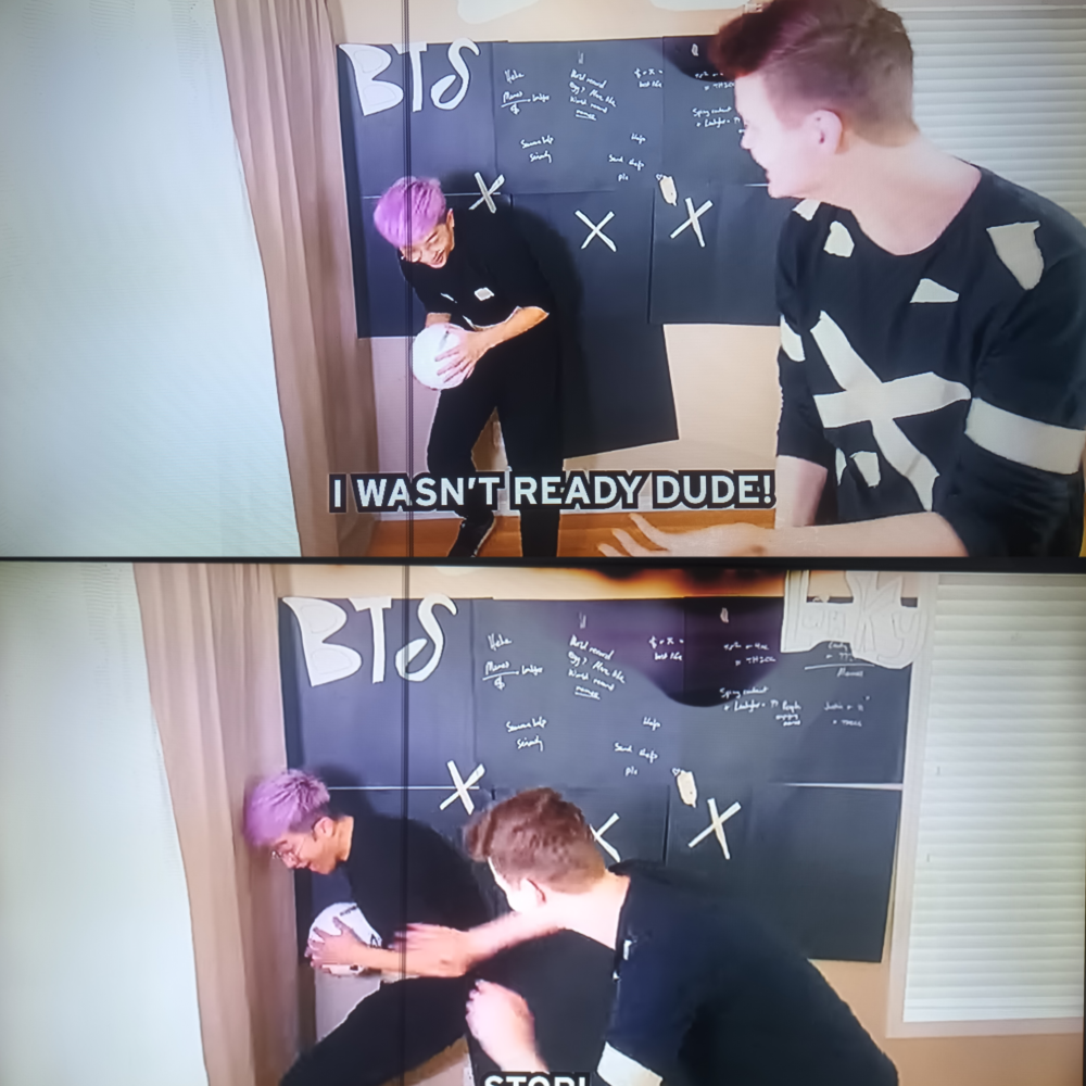 I WASN'T READY DUDE! STOP! Blank Meme Template