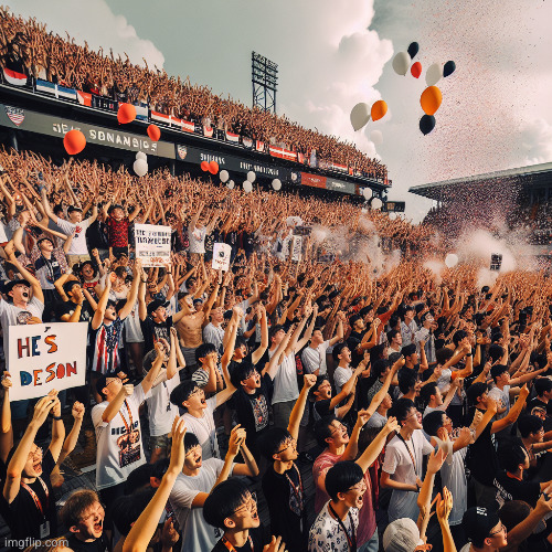 cheering crowd | image tagged in cheering crowd | made w/ Imgflip meme maker