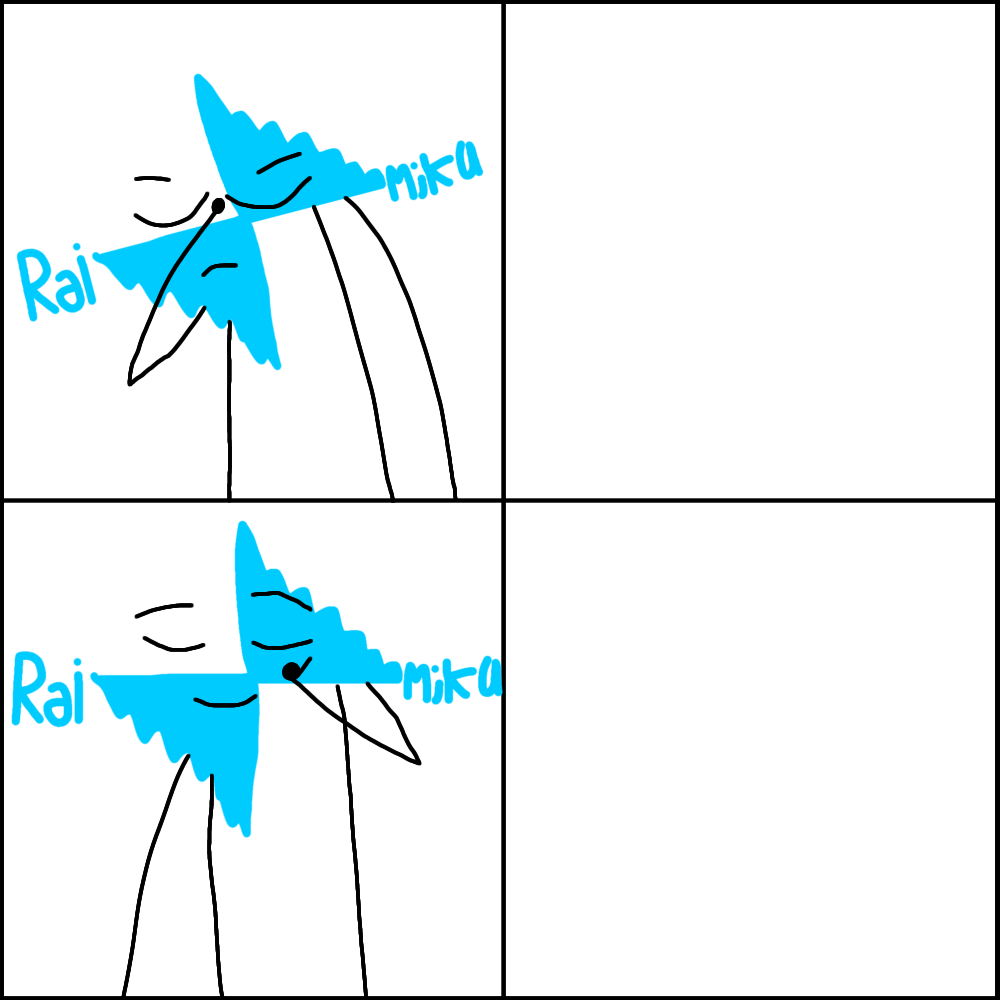 Rai Miku Bling Blank Meme Template