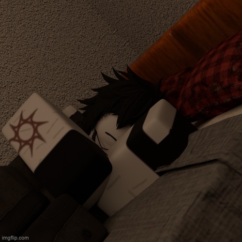 leaves a random render and skitters away | made w/ Imgflip meme maker
