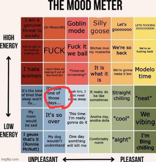 The mood meter | image tagged in the mood meter | made w/ Imgflip meme maker