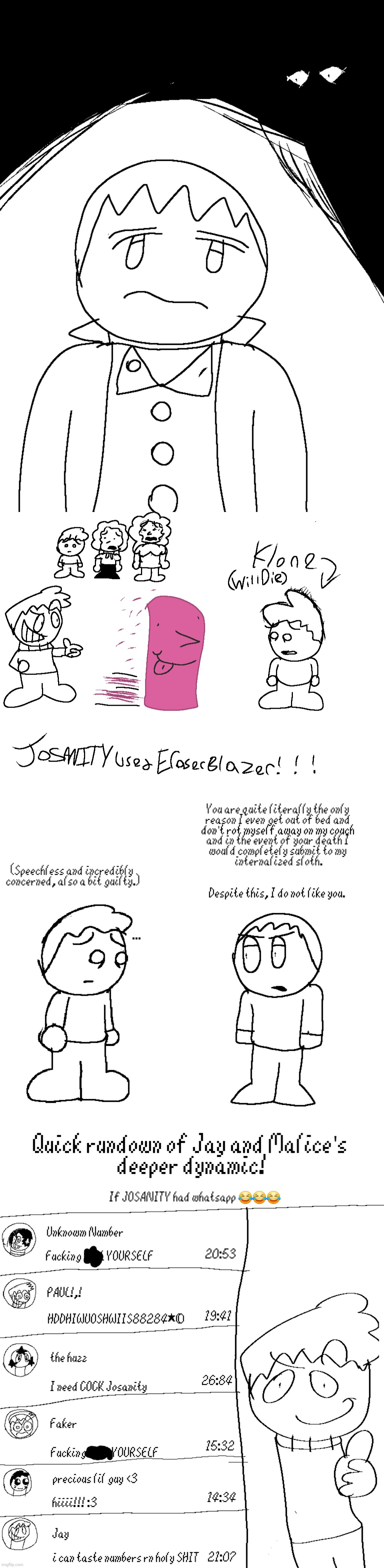 sketch pile that i've been unable to post for the last little while | made w/ Imgflip meme maker
