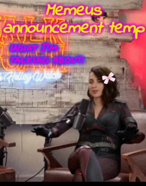 High Quality Memeus announcement temp Blank Meme Template