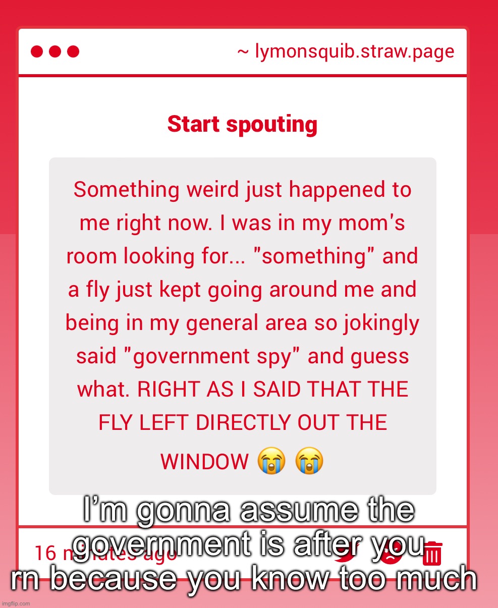 I’m gonna assume the government is after you rn because you know too much | made w/ Imgflip meme maker