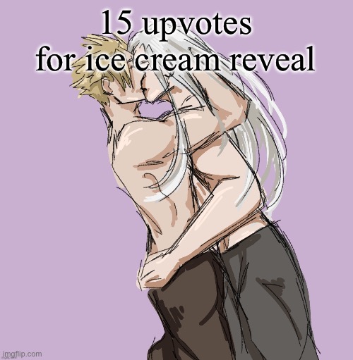 Cloud X Sephiroth (Thank you Disco) | 15 upvotes for ice cream reveal | image tagged in cloud x sephiroth thank you disco | made w/ Imgflip meme maker