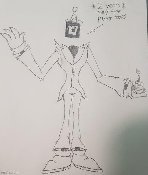 Just turned 16 today | image tagged in birthday,drawing | made w/ Imgflip meme maker