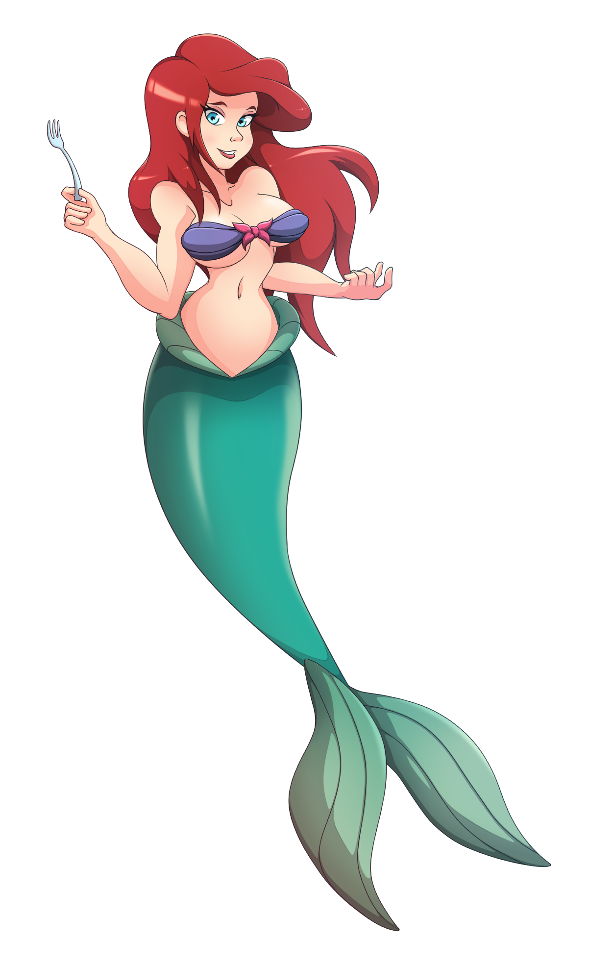 ariel and folk Blank Meme Template